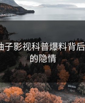 速报：柚子影视科普爆料背后3大误区的隐情